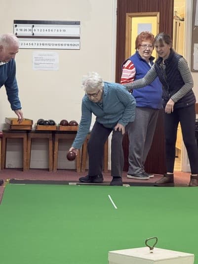 Residents Enjoy First Carpet Bowls Experience in Northallerton