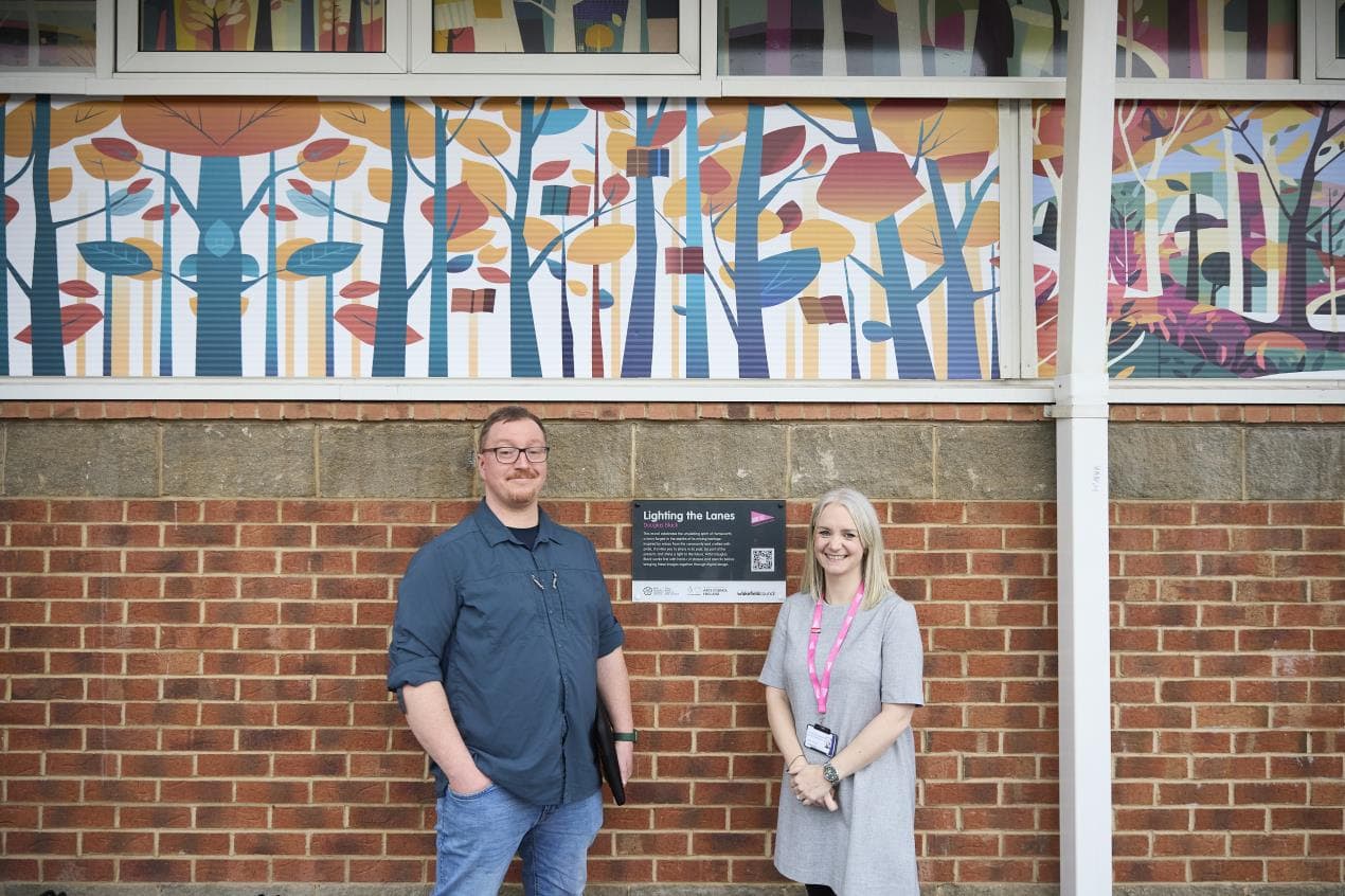 What’s the new mural at Hemsworth Library all about?