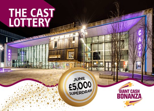 Doncaster's Cast Theatre Launches Charity Lottery with £5,000 Prize for June Superdraw