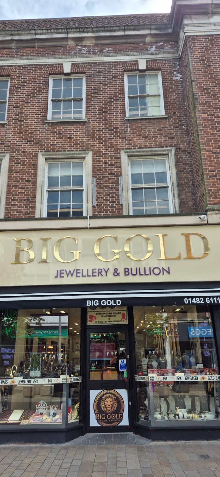 Big Gold Bullion - Jewellers in hull