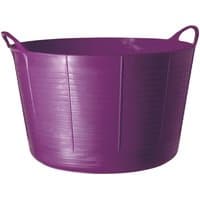 Purple Red Gorilla Tub Extra Large with flexible ribbed sides and two sturdy handles.