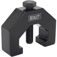 Black Sealey PS970 steering drop arm puller with a central threaded bolt and Sealey logo on top.