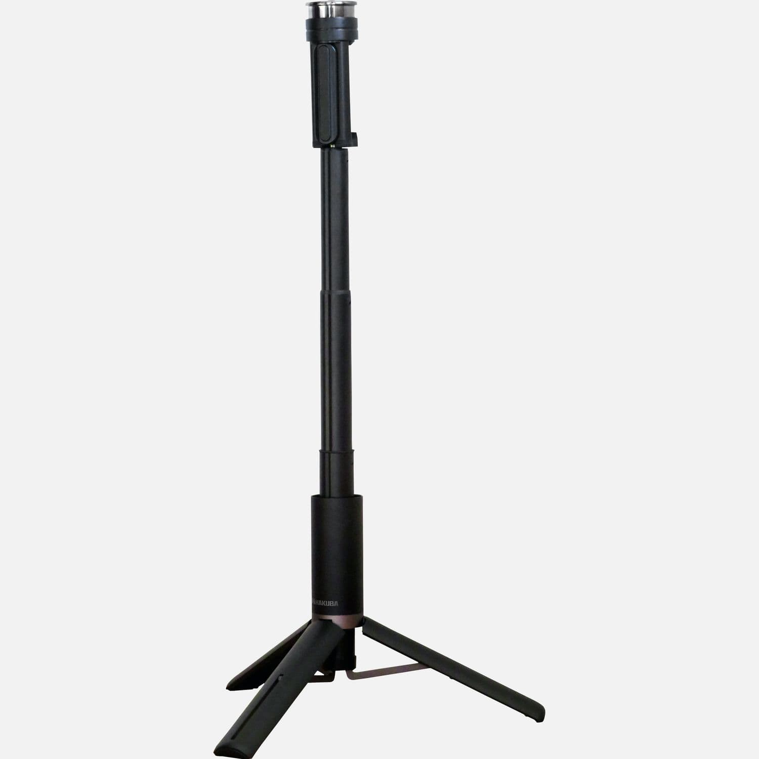 Black Canon Hakuba Multi Tripod features a sleek design with adjustable height, sturdy legs for stability, and a mount compatible with Canon PowerShot PX cameras.