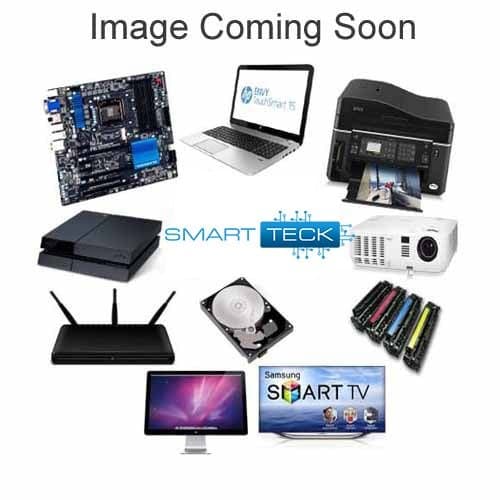 Black printer assembly with various components, featuring a sleek design, multiple connection ports, and a compact build, suitable for HP printers.